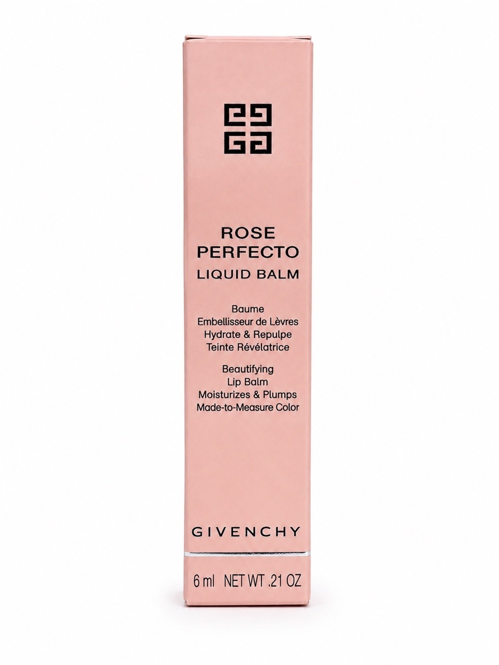 Givenchy Rose Perfecto Liquid Balm Hydrating Lip Balm 6ml 0.21oz New In Box